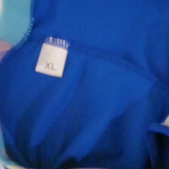 Stylish Blue Bikini Bottoms with Colorful Waistband - Picture 4 of 5